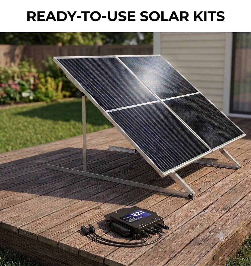 390 W Plug-in Balcony Plug and Play Solar Kit
