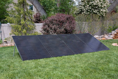 1280W Plug-in Solar Kit with EcoFlow Stream Microinverter & Adjustable Mounts | 120V Plug and Play Balcony Solar Kit