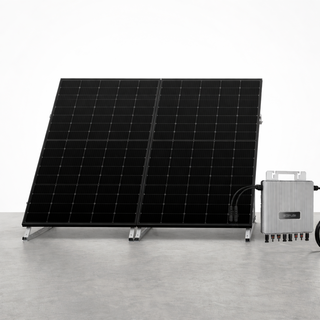 860W Plug-and-Play 2 Panel, Plug-in Solar Kit | No Permit Utah
