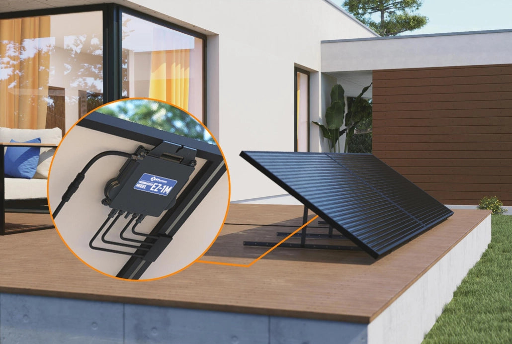 APsystems EZ1-LV 900VA | 120V Plug-and-Play DIY Balcony Solar Microinverter